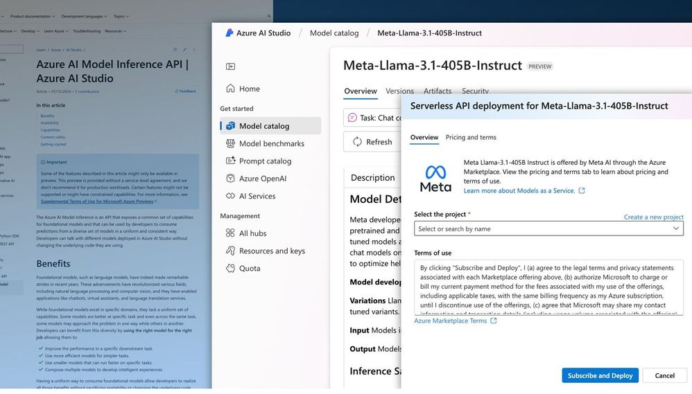 photo: Meta’s Llama-3.1 to the Azure AI Model